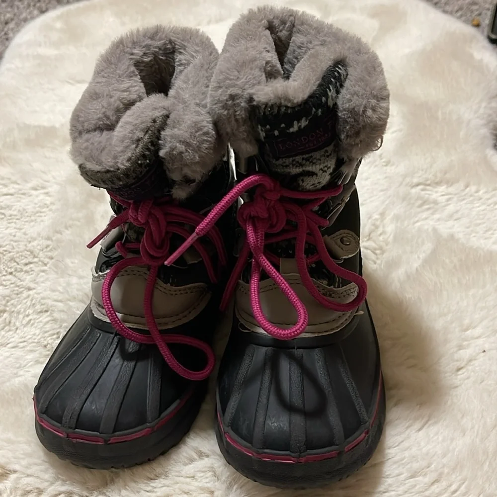 London Fog Girls Winter Boots Size 12